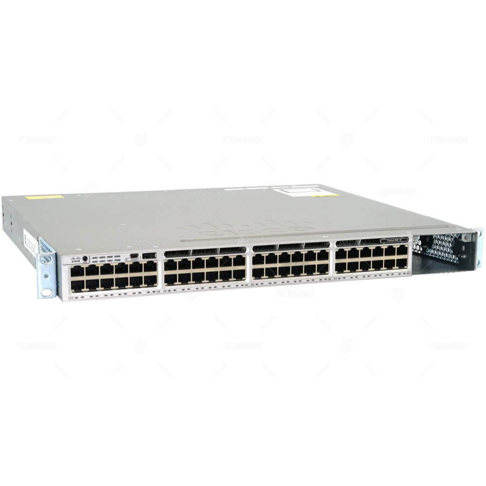 Cisco WS-C3850-48T-L 48x RJ-45 1Gb  2x SFP / SFP+ 1Gb / 10Gb Ethernet Switch